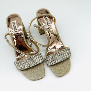Badgley Mischka Becca Strappy Block Heel